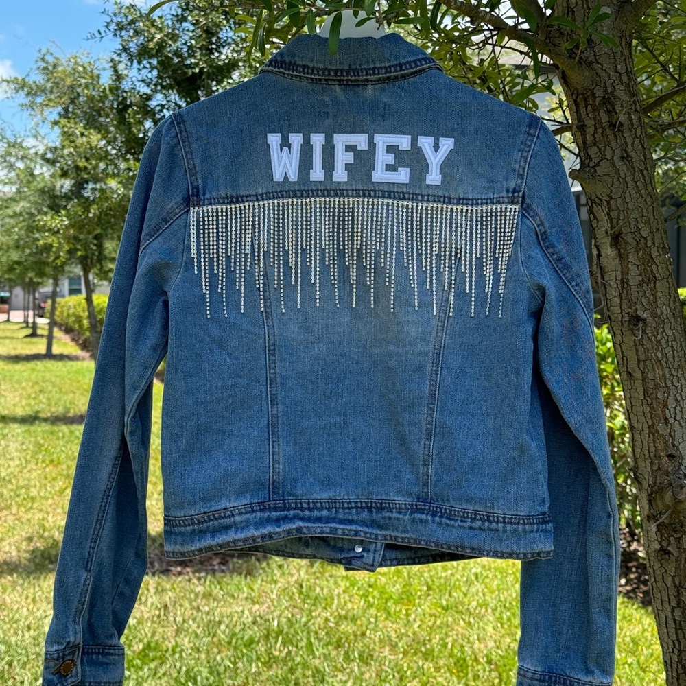 WIFEY Bride Jean Jacket